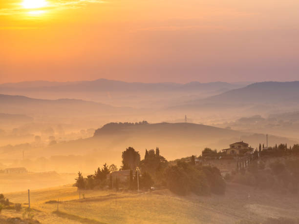istock Tuscan Country Scenery color 1202684165