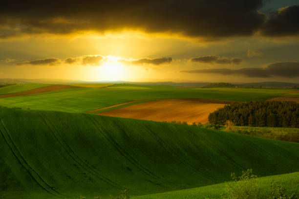 istock A beautiful landscape of the hills with dramatic sky 1202689484