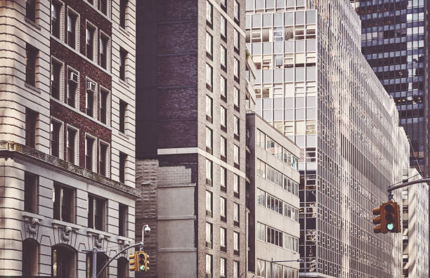 istock Manhattan diverse architecture, New York City, USA. 1202689631
