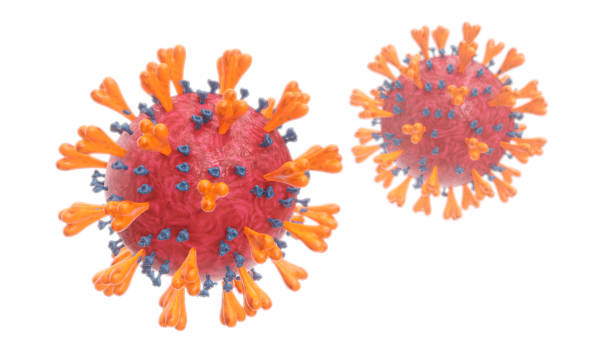 abs 2019-ncov virus poster - flu virus russian influenza swine flu virus imagens e fotografias de stock