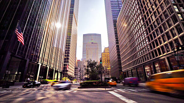 istock Park Avenue New York. Morning 1202694028
