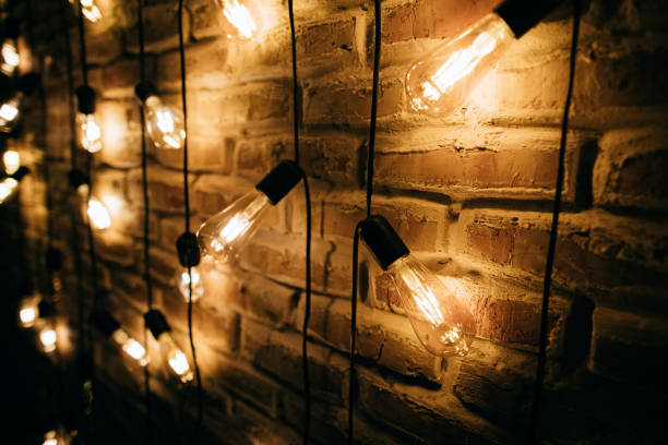 istock Garland scenery with incandescent lamps 1202697762