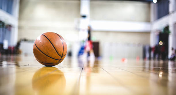 istock Basketball and pitch 1202702784