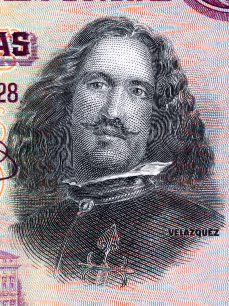 istock Diego Velazquez a portrait from old Spanish money 1202704919