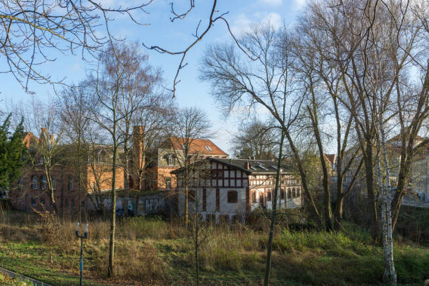 istock Idyllic view of Greifswald on a sunny day 1202707229