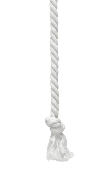 White cord and knot hanging