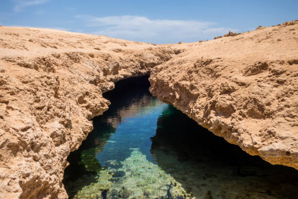 istock Egypt Desert mountains great crack earth. 1202710933