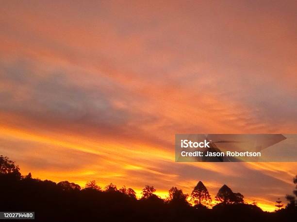Grahamstown Sunset Stock Photo - Download Image Now - Cloud - Sky, Dusk, Horizontal