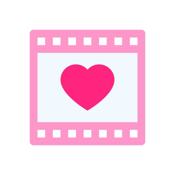istock love and wedding related heart in video player vector with editable strokelove and wedding related heart in video player vectors in flat design, 1202718887