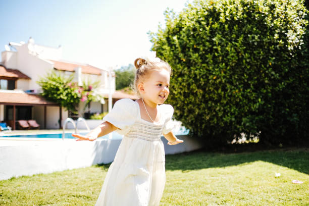 istock Cute little girl posing 1202727274
