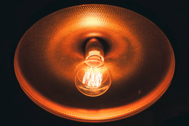 istock Vintage stylized tungsten lamp 1202730325