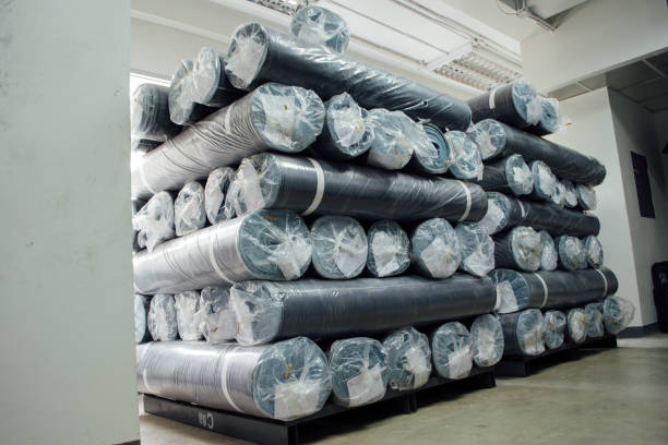 istock roll of Handmade raw denim 1202731601