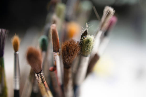 istock Artist's brushes in a Jar 1202735660