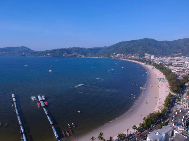 istock Panoramic aerial View of Patong Beach 1202737757