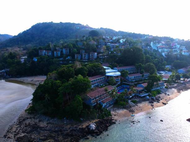 istock Panoramic aerial View of Patong Beach 1202737798