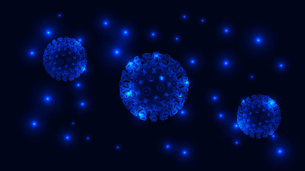 istock EPS10. Vector illustration. Coronavirus 2019-nCov novel coronavirus concept responsible for asian flu outbreak and coronaviruses influenza as dangerous flu strain cases as a pandemic. Microscope virus close up. 1202743629