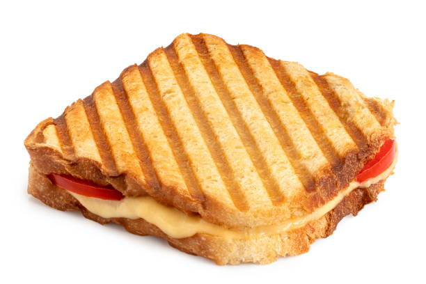 istock Cheese and tomato toasted sandwich. 1202752304