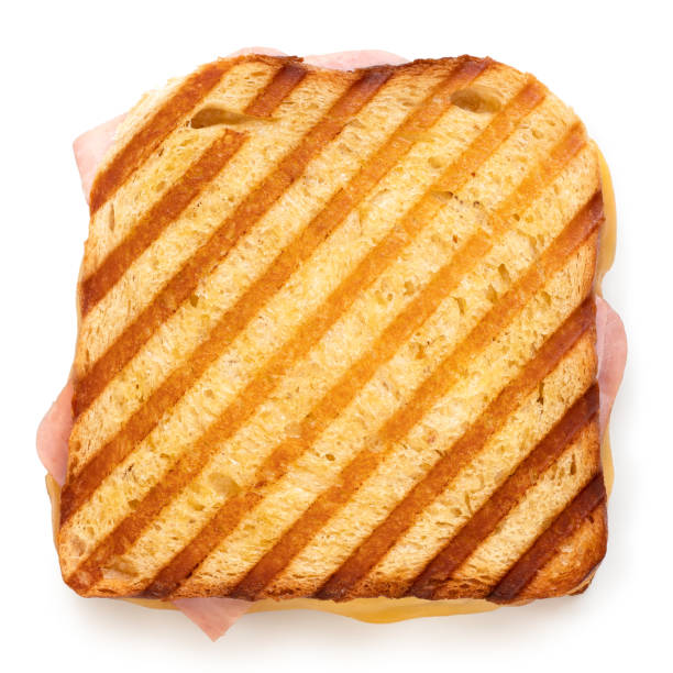 istock Cheese and ham toasted sandwich. 1202752373