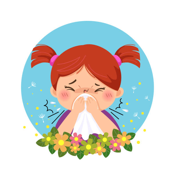 Allergic Rhinitis Cartoon Illustrations, Royalty-Free Vector Graphics