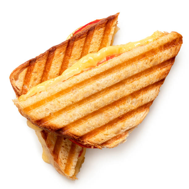 istock Cheese and tomato toasted sandwich. 1202752531