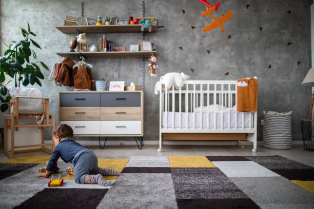 istock Baby boy Playing on the floor 1202752627