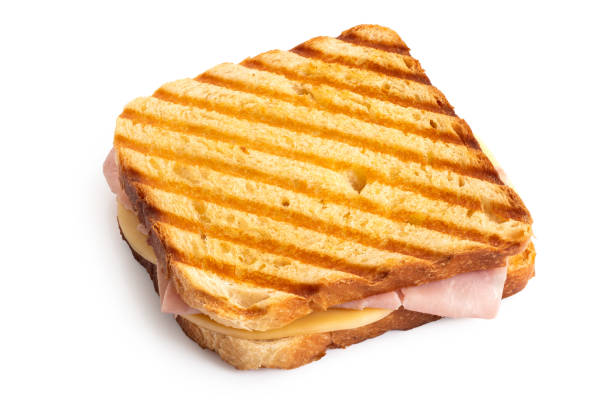 istock Cheese and ham toasted sandwich. 1202752704