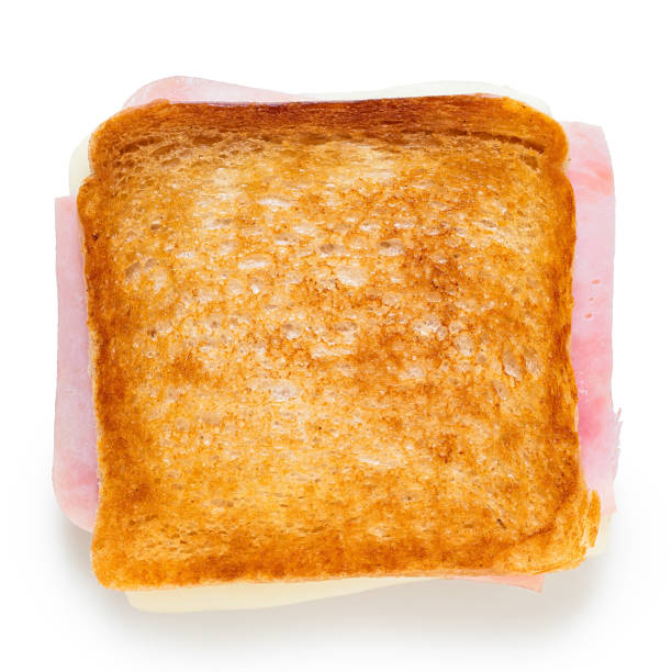 istock Cheese and ham toasted sandwich. 1202752840