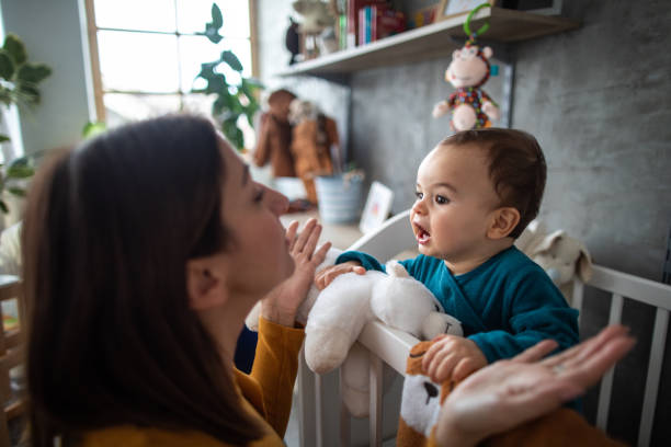 istock Mother communicating with toddler 1202753537