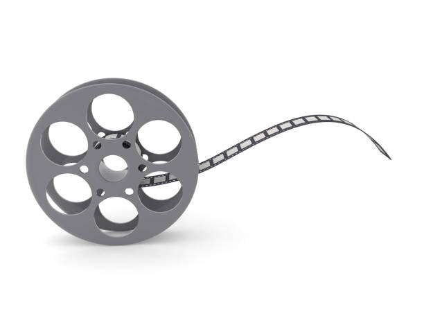 istock 3D Rendering of film reel 1202757404