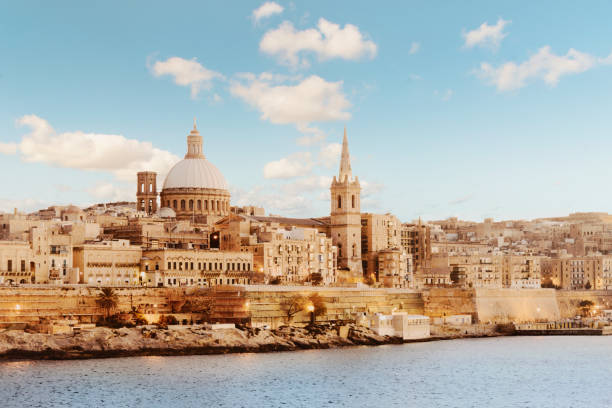 Valletta city, Malta Valletta's 16th century buildings. The city is a World Heritage Site by UNESCO. valletta photos stock pictures, royalty-free photos & images