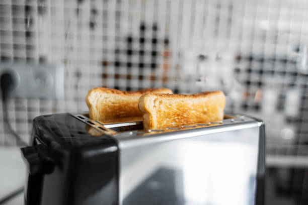 istock Breakfast toast. Toast bread close up a 1202764481