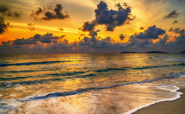 istock Sunrise Island Nature background 1202775458