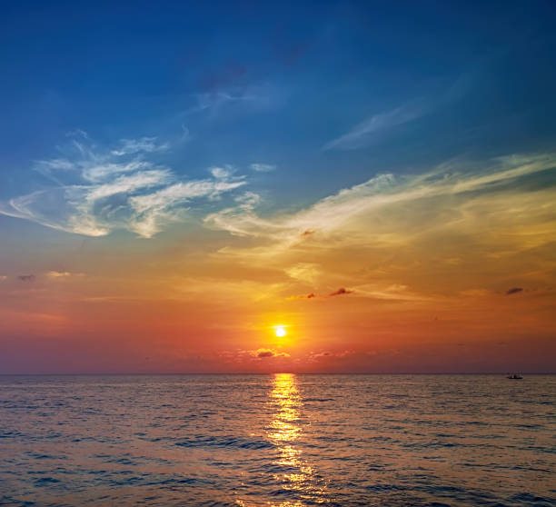 istock Sunrise Tropical sea landscape summertime 1202775670