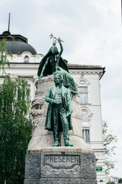 istock Preseren Monument in Ljubljana, Slovenia 1202776085