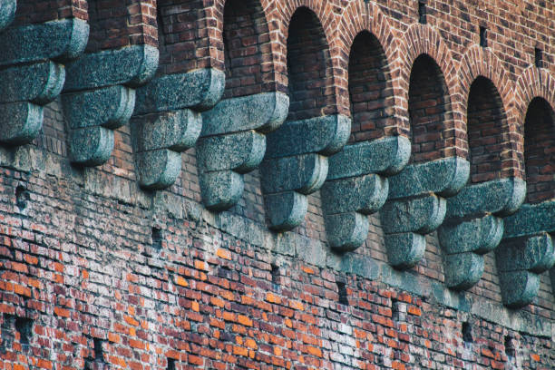 istock Detail of the old stone wall 1202776089