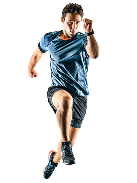 istock runner running jogger jogger young man isolated white background 1202779272