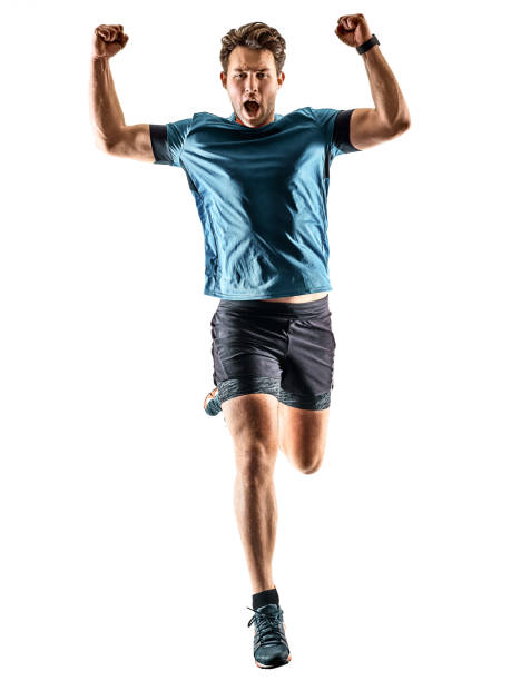 istock runner running jogger jogger young man isolated white background 1202779330