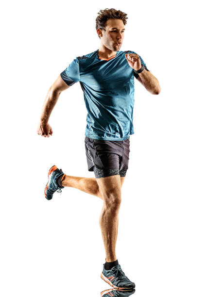 istock runner running jogger jogger young man isolated white background 1202779463