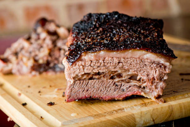 istock Beef Brisket, classic Texas smokehouse BBQ 1202779699
