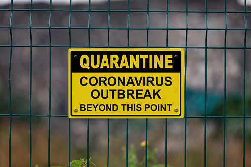 Cuarentena - Coronavirus más allá de este punto photo