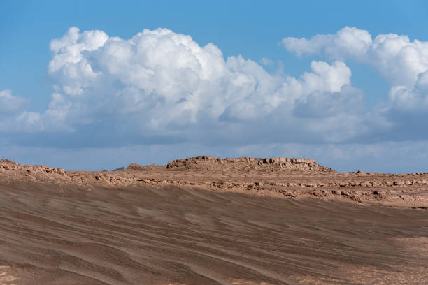 istock the wet sand stones in lut desert 1202790711