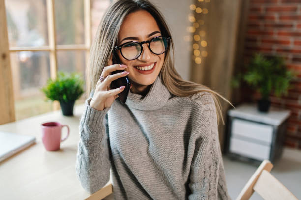 istock Whenever I talk to you, I laugh 1202795209