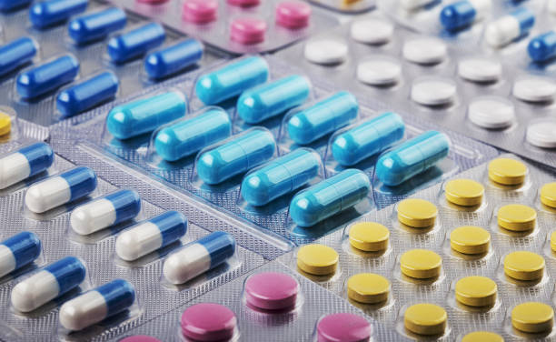 istock Medications for treatment. Tablets and capsules in blisters 1202796267