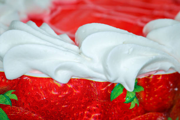 macro of the cake structure as a background