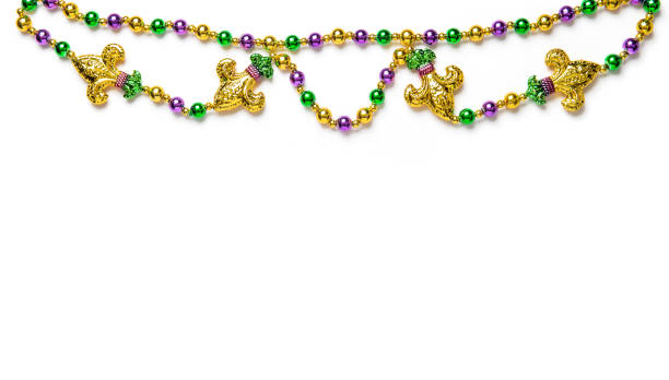 istock Carnival background Mardi gras decoration beads 1202802803