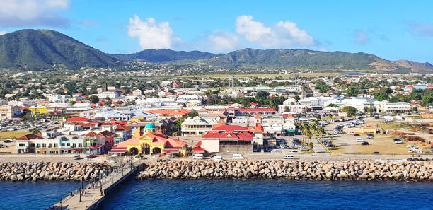 istock Port Zante in st kits town, St. Kitts And Nevis 1202805848