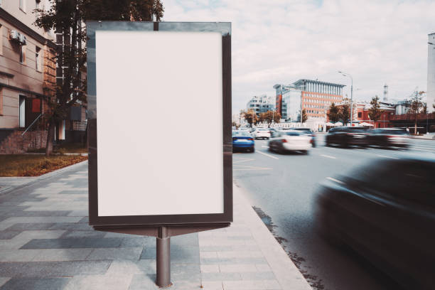 istock An advertising placard on the street 1202809980