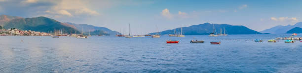 istock beach holiday vacation background Panorama sea view Turkey mountain Marmaris 1202814616