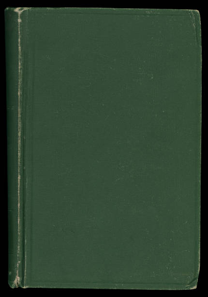 istock Antique Green Hardcover Book 1202818456