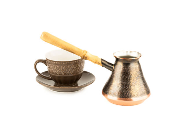 istock Armenian coffee jazve and cup 1202818732